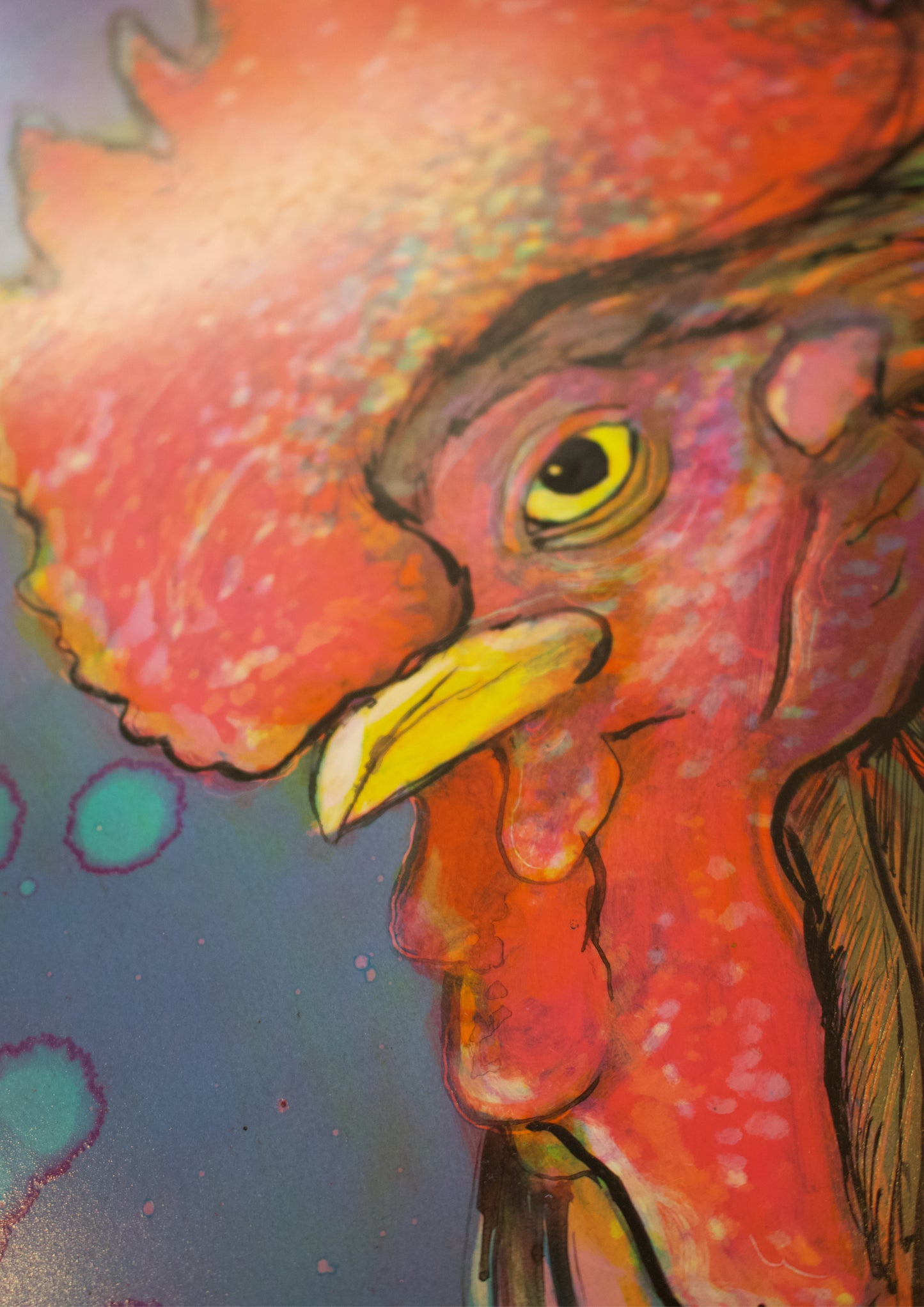 'Roopert The Rooster' Original Artwork