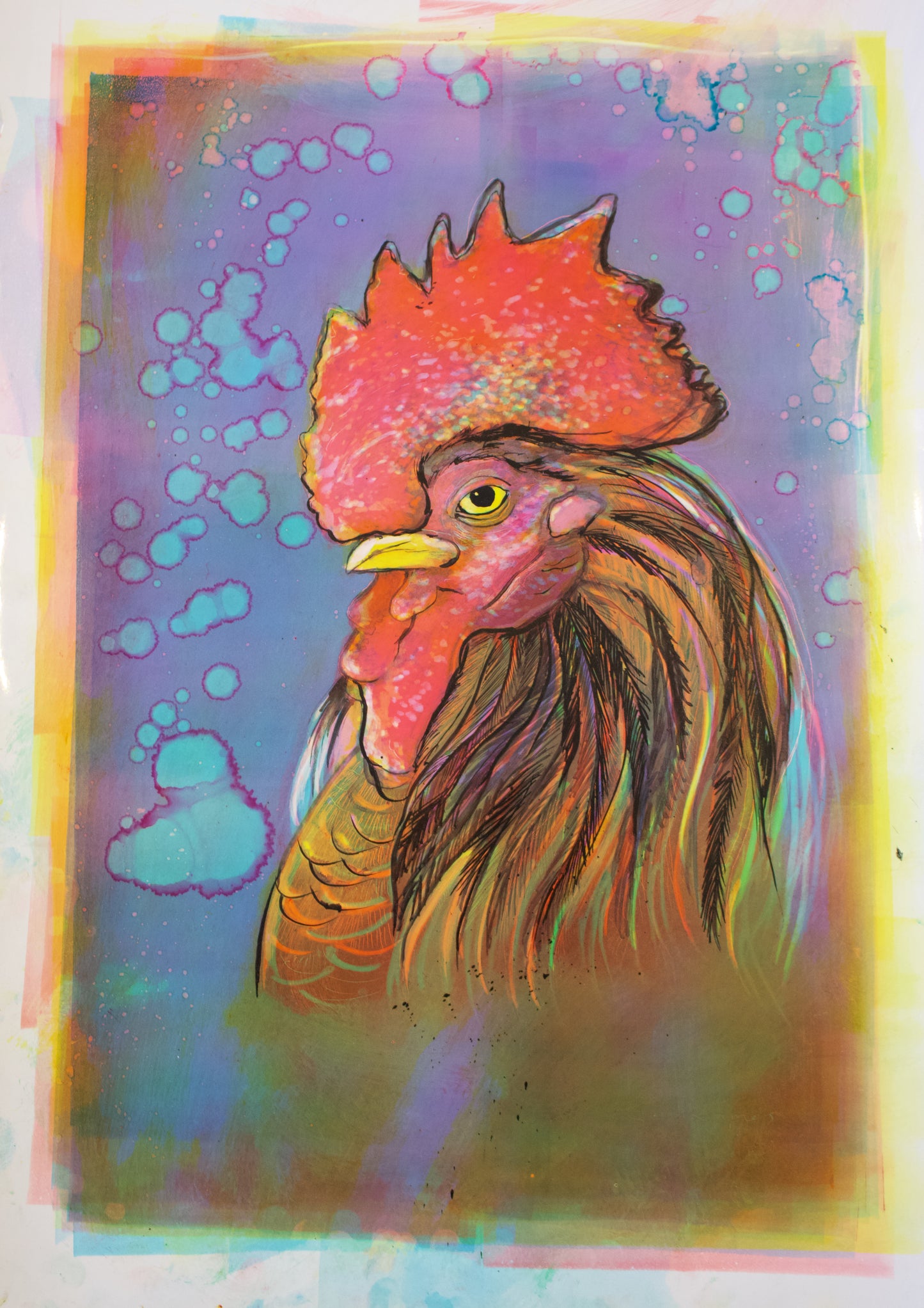 'Roopert The Rooster' Original Artwork