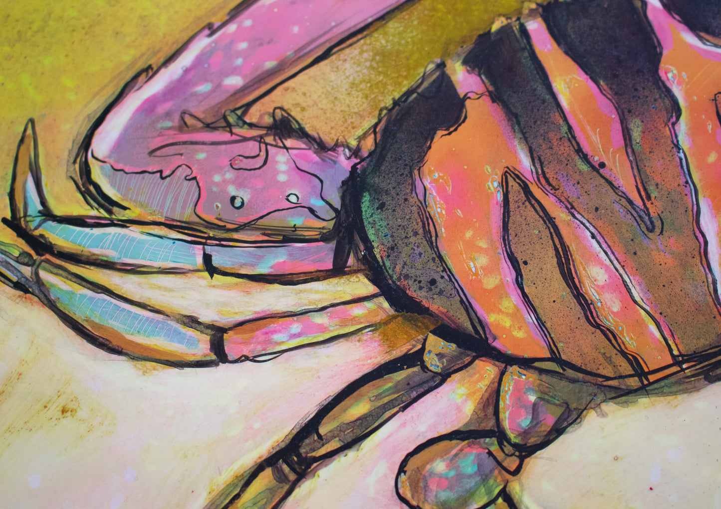 'Swimmers Crab' Original Artwork